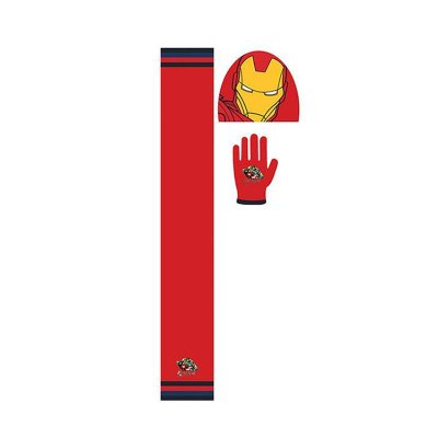 Set gorro bufanda guantes Iron Man (Los Vengadores) 批发